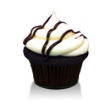 Rich chocolate cake with cream cheese frosting drizzled with chocolate ganache