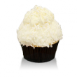 Vanilla cake filled with grape jelly topped with peanut butter buttercream and a nice jelly dot
